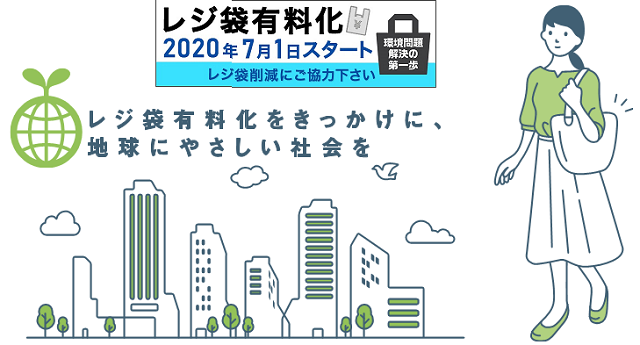 レジ袋有料化をきっかけに、地球にやさしい社会を