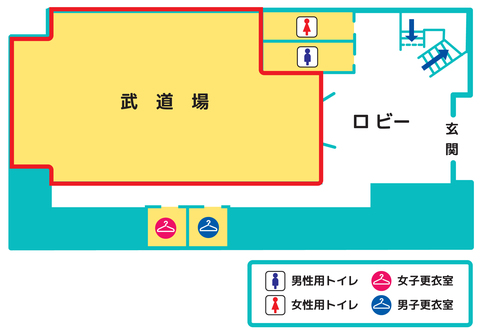武道場map 武道場map