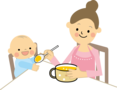 離乳食イラスト 離乳食イラスト