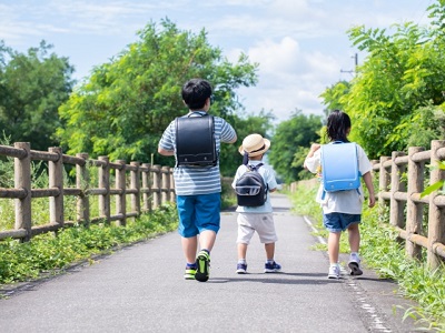 通学路の見守り